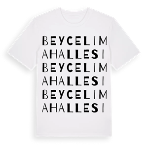 Beyceli Mahallesi ordlek t-shirt – ekologisk bomull t-shirt från Pinshirt