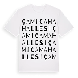 Çamıca Mahallesi ordlek t-shirt – ekologisk bomull t-shirt från Pinshirt