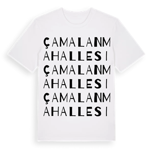 Çamalan Mahallesi ordlek t-shirt – ekologisk bomull t-shirt från Pinshirt