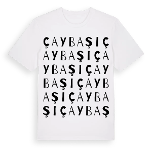 Çaybaşı ordlek t-shirt – ekologisk bomull t-shirt från Pinshirt