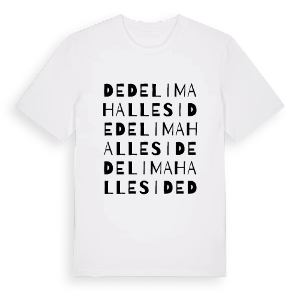 Dedeli Mahallesi ordlek t-shirt – ekologisk bomull t-shirt från Pinshirt
