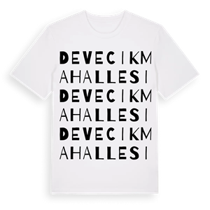 Devecik Mahallesi ordlek t-shirt – ekologisk bomull t-shirt från Pinshirt