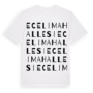 Eceli Mahallesi ordlek t-shirt – ekologisk bomull t-shirt från Pinshirt