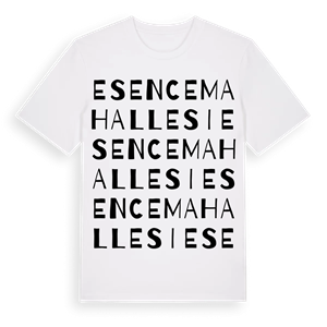 Esence Mahallesi ordlek t-shirt – ekologisk bomull t-shirt från Pinshirt