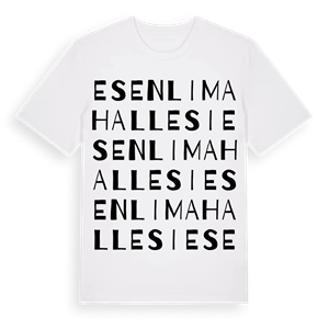 Esenli Mahallesi ordlek t-shirt – ekologisk bomull t-shirt från Pinshirt