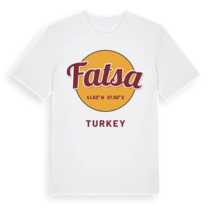 Fatsa cirkel t-shirt – ekologisk bomull t-shirt från Pinshirt