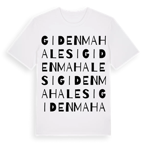 Giden Mahalesi ordlek t-shirt – ekologisk bomull t-shirt från Pinshirt