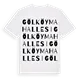 Gölköy Mahallesi ordlek t-shirt