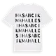 Hasancık Mahallesi ordlek t-shirt
