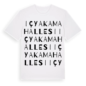 içyaka Mahallesi ordlek t-shirt – ekologisk bomull t-shirt från Pinshirt