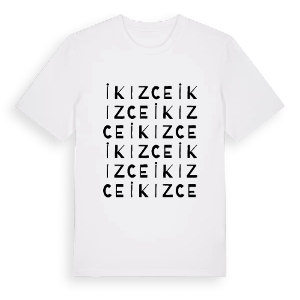 İkizce ordlek t-shirt – ekologisk bomull t-shirt från Pinshirt