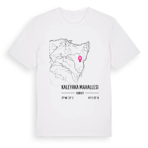Kaleyaka Mahallesi karta t-shirt – ekologisk bomull t-shirt från Pinshirt
