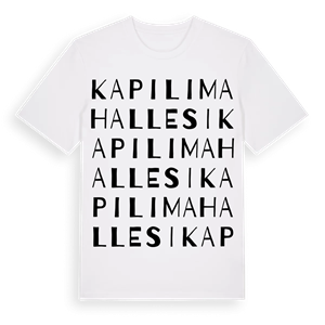 Kapılı Mahallesi ordlek t-shirt – ekologisk bomull t-shirt från Pinshirt