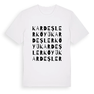 Kardeşler Köyü ordlek t-shirt – ekologisk bomull t-shirt från Pinshirt