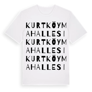 Kurtköy Mahallesi ordlek t-shirt – ekologisk bomull t-shirt från Pinshirt