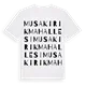 Musakırık Mahallesi ordlek t-shirt