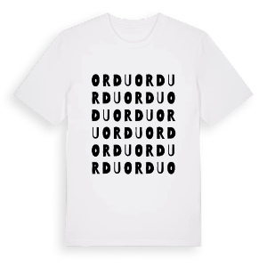 Ordu ordlek t-shirt – ekologisk bomull t-shirt från Pinshirt