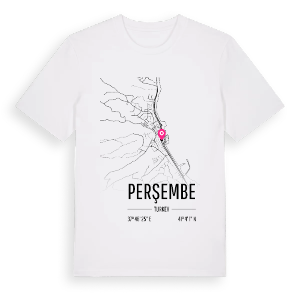 Perşembe karta t-shirt – ekologisk bomull t-shirt från Pinshirt