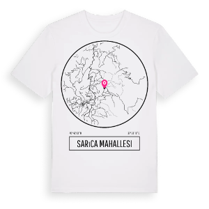 Sarıca Mahallesi t-shirt – ekologisk bomull t-shirt från Pinshirt