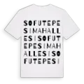 Sofutepesi Mahallesi ordlek t-shirt