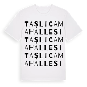 Taşlıca Mahallesi ordlek t-shirt – ekologisk bomull t-shirt från Pinshirt