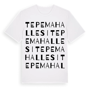 Tepe Mahallesi ordlek t-shirt – ekologisk bomull t-shirt från Pinshirt