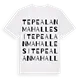 Tepealan Mahallesi ordlek t-shirt