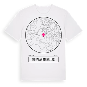 Tepealan Mahallesi t-shirt – ekologisk bomull t-shirt från Pinshirt