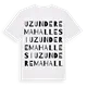 Uzundere Mahallesi ordlek t-shirt