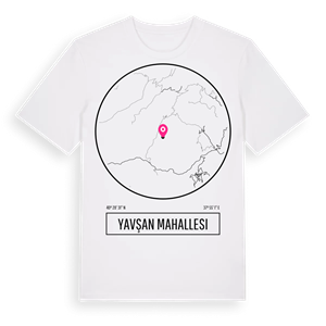 Yavşan Mahallesi t-shirt – ekologisk bomull t-shirt från Pinshirt