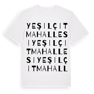 Yeşilçit Mahallesi ordlek t-shirt – ekologisk bomull t-shirt från Pinshirt