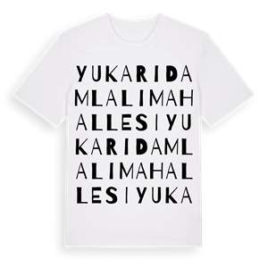Yukarıdamlalı Mahallesi ordlek t-shirt – ekologisk bomull t-shirt från Pinshirt