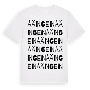 Åängen ordlek t-shirt – ekologisk bomull t-shirt från Pinshirt