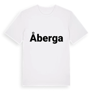 Åberga fetstil t-shirt – ekologisk bomull t-shirt från Pinshirt