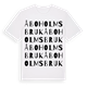 Åboholms bruk ordlek t-shirt