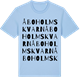 Blue Soul t-shirt med Åboholms kvarn ordlek t-shirt