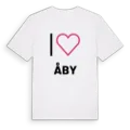 Jag älskar Åby t-shirt stort tryck