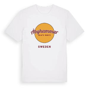 Åbyhammar cirkel t-shirt – ekologisk bomull t-shirt från Pinshirt