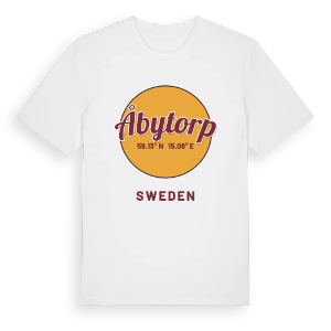 Åbytorp cirkel t-shirt – ekologisk bomull t-shirt från Pinshirt