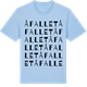 Blue Soul t-shirt med Åfallet ordlek t-shirt