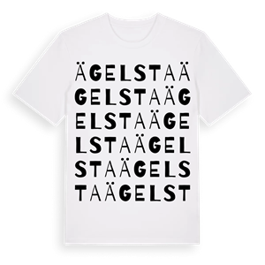 Ägelsta ordlek t-shirt – ekologisk bomull t-shirt från Pinshirt