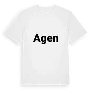 Agen fetstil t-shirt – ekologisk bomull t-shirt från Pinshirt