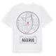 White t-shirt med Aggerud t-shirt