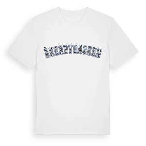 Åkerbybacken college t-shirt – ekologisk bomull t-shirt från Pinshirt