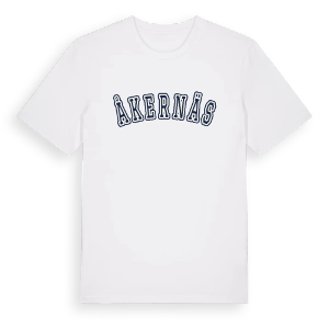 Åkernäs college t-shirt – ekologisk bomull t-shirt från Pinshirt