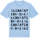 Blue Soul t-shirt med Åkernäs terminal ordlek t-shirt