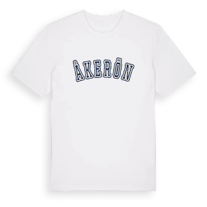 Åkerön college t-shirt – ekologisk bomull t-shirt från Pinshirt