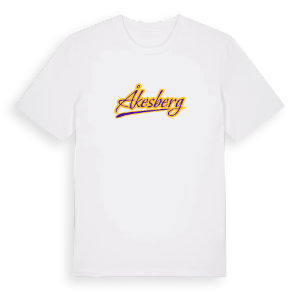 Åkesberg baseball t-shirt – ekologisk bomull t-shirt från Pinshirt