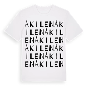 Åkilen ordlek t-shirt – ekologisk bomull t-shirt från Pinshirt
