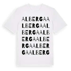 Alberga ordlek t-shirt – ekologisk bomull t-shirt från Pinshirt
